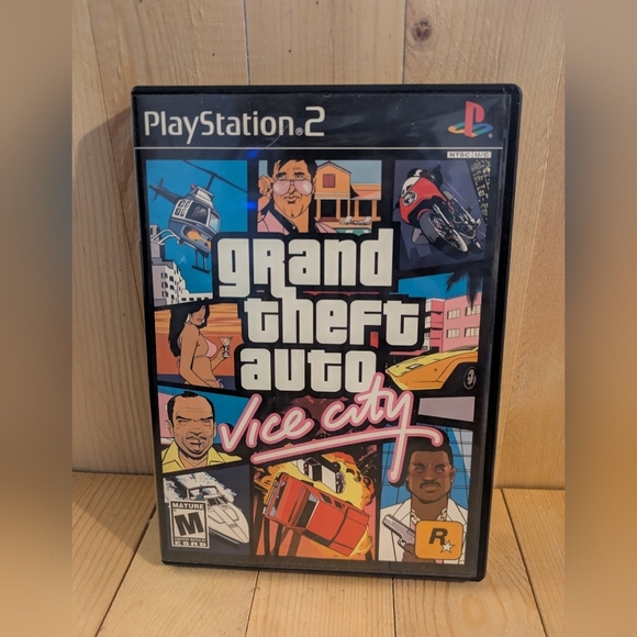 Sony 2 Grand Theft Auto: Vice City - Black Game Used - Picture 2 of 5